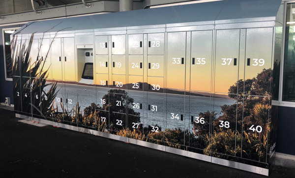 Storage facilities at Downtown Ferry Terminal