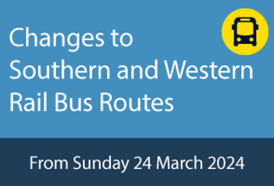 Changes To Southern And Western Rail Bus Routes